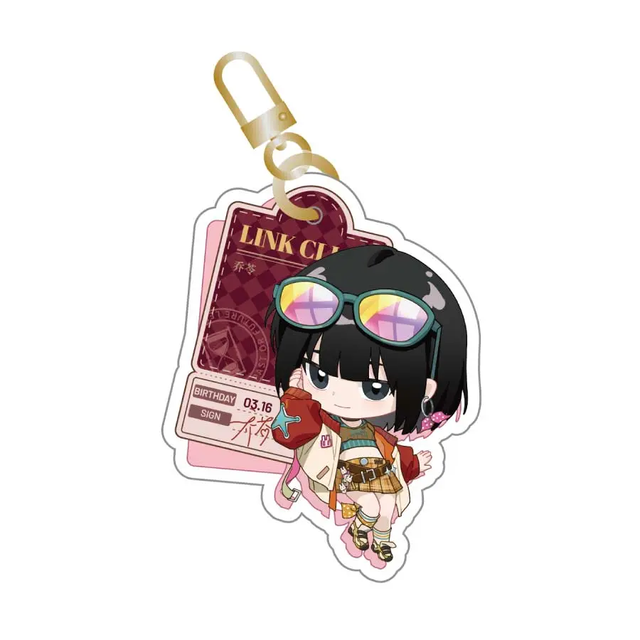 Link Click Highway Star Chibi Acrylic Keychain - Qiao Ling