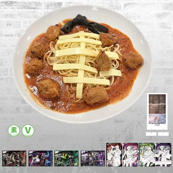 Eren's Vegetarian Laksa Cheese Meatball Spaghetti