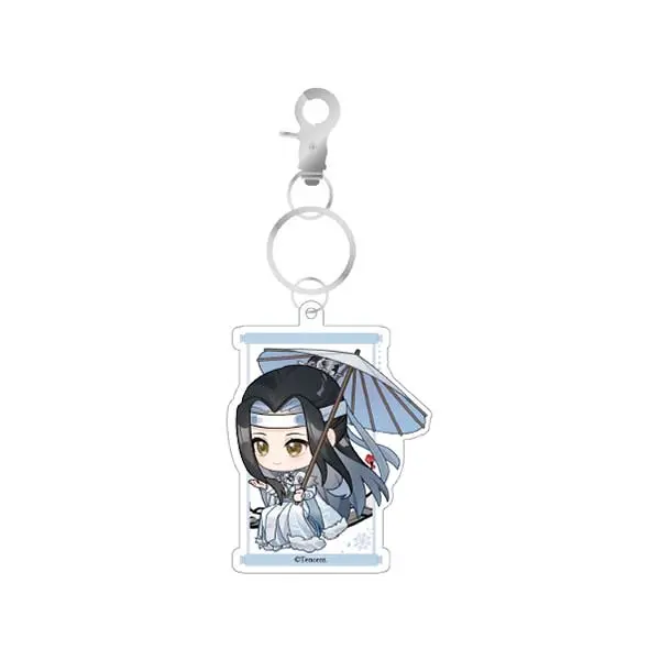 Grandmaster of Demonic Cultivation Chibi Acrylic Keychain - Cloud Bow, Flapping Feathers Lan Wangji