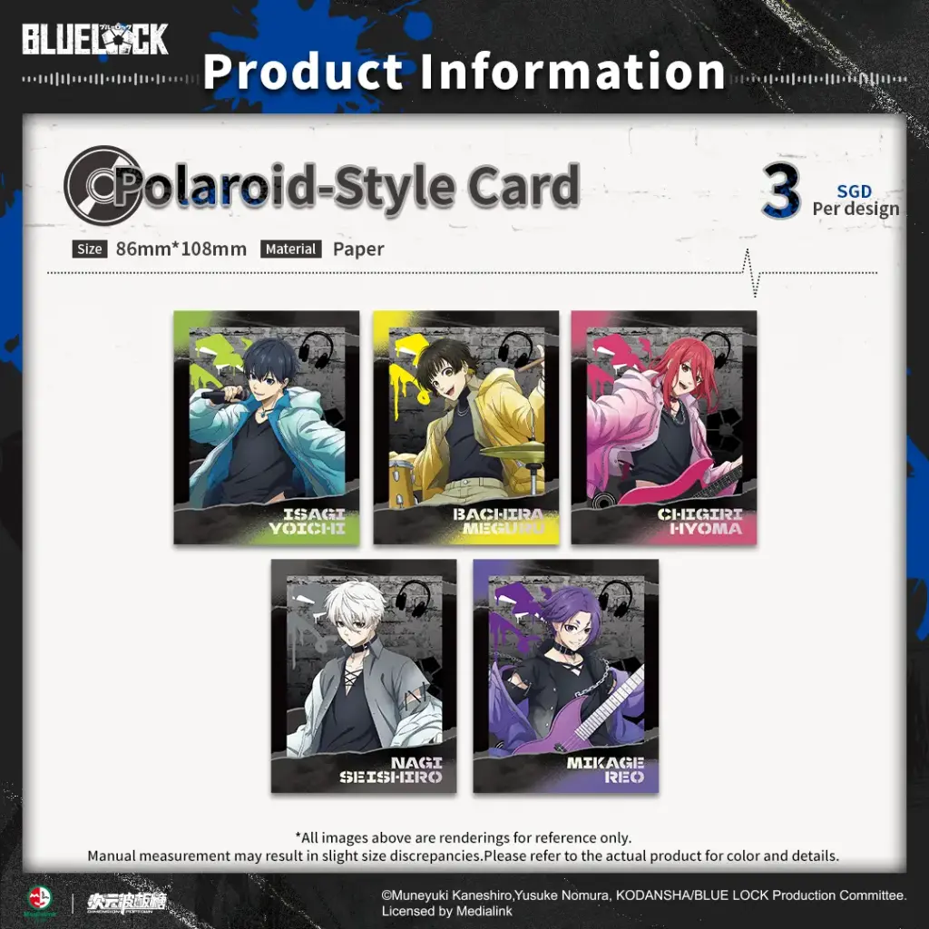 Blue Lock  Absolute Soundwave Instax - Hyoma Chigiri