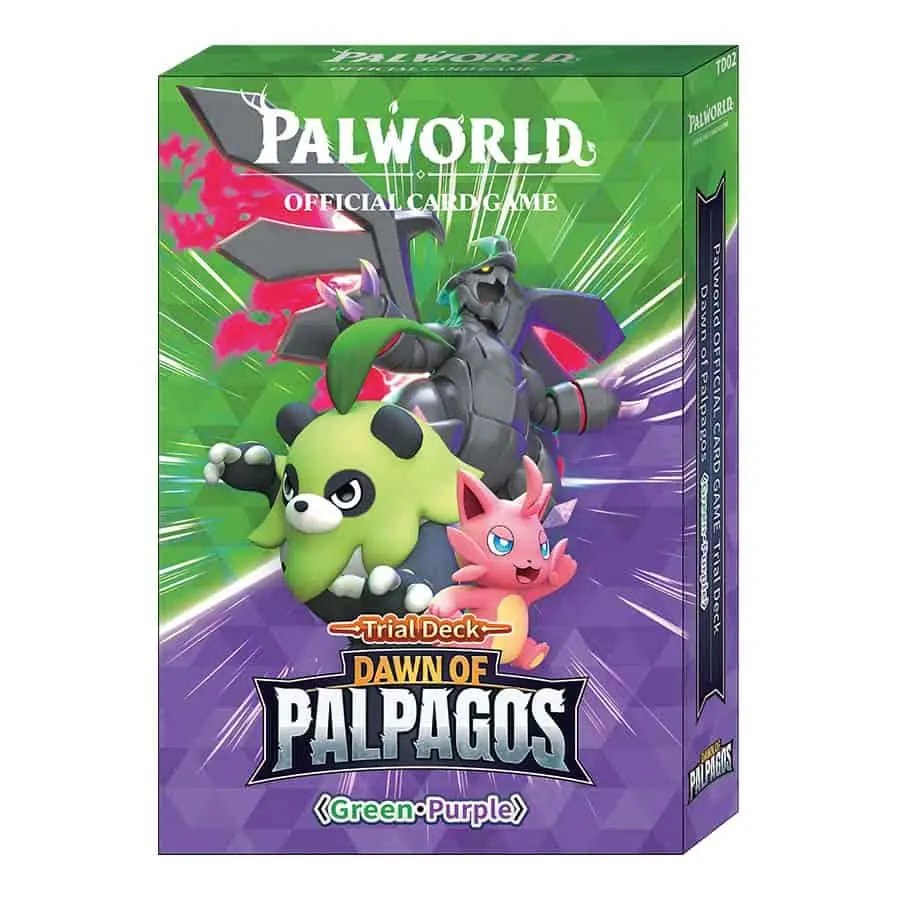 Palworld Official Card Game Trial Deck Vol.02 (Dawn of Palpagos Green • Purple) [POCGE-T02] (Eng)