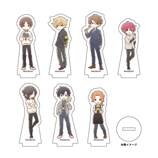 [1253542] (PO) Acrylic Petit Stand Play It Cool, Guys 05 Flower Ver. (Graff Art Illustration) [BOX]