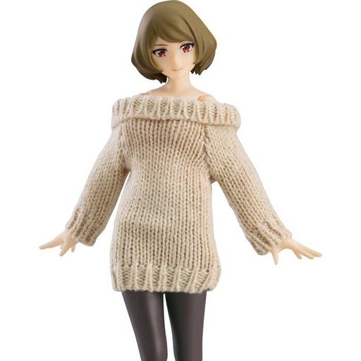 [4068366] (PO) figma 574 Styles figma Female Body (Chiaki) with Off-the-Shoulder Sweater Dress