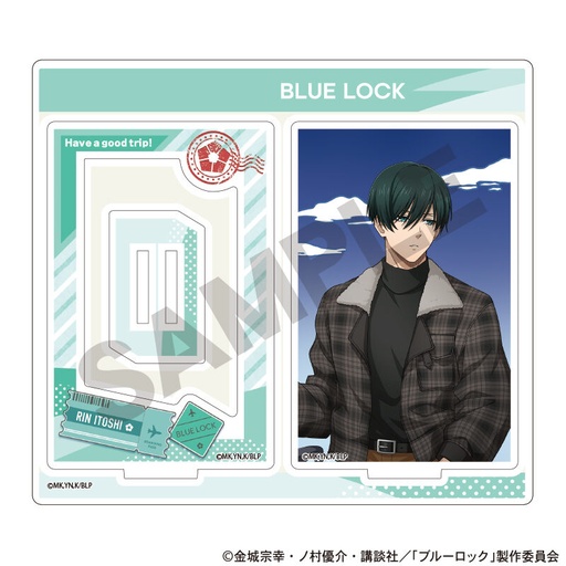 [1277125] (PO) Blue Lock Frame Acrylic Stand Itoshi Rin Travel