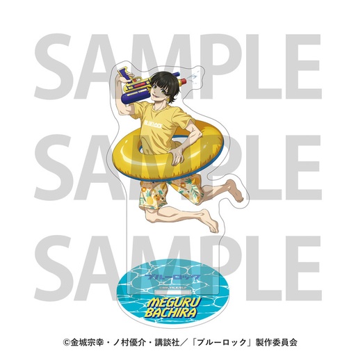 [1304396] (PO) Hakone Kowakien Yunessun x Blue Lock Acrylic Stand Bachira Meguru