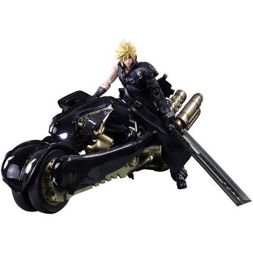 [1335911] (PO) Final Fantasy VII Advent Children Play Arts Kai Cloud Strife & Fenrir (Re-issue)