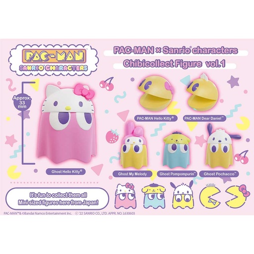 [0516598] (PO) Chibi Collect Figure Vol. 1 Pac-Man x Sanrio Characters [BOX]