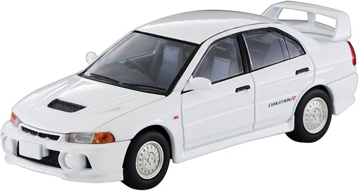 [4543736308126] (PO) Tomica Limited Vintage NEO TLV-N186c Mitsubishi Lancer RS Evolution IV White 1996 (3)
