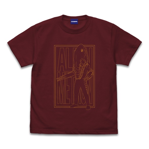 [0262897] (PO) Ultra Seven Alien Metron Illust Touch T-Shirt Burgundy (XL)