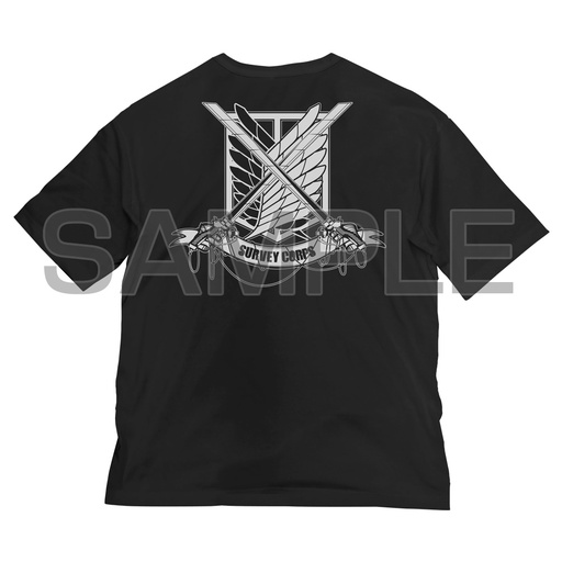 [0244534] (PO) Attack on Titan Survey Corps Big Silhouette T-Shirt Moss (XL)