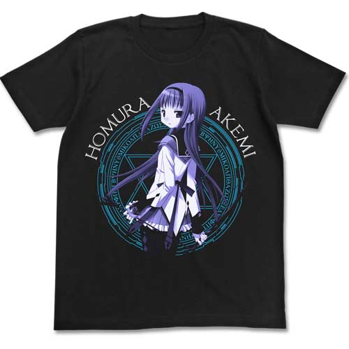 [4430438] (PO) Puella Magi Madoka Magica Akemi Homura T-Shirts Black (XL)