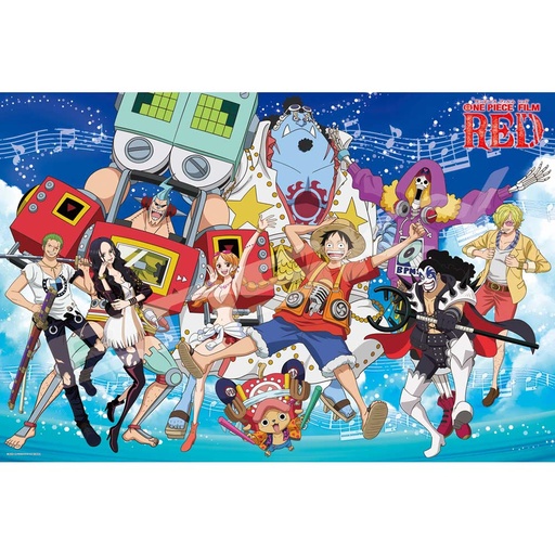 [1514143] (PO) One Piece Film: Red Jigsaw Puzzle 1000 Piece 1000-589 Straw Hat Crew (FES)