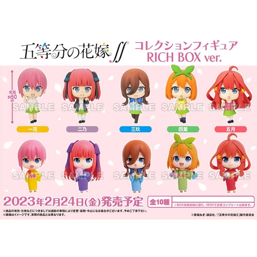 [8643581] (PO) The Quintessential Quintuplets Season 2 Collection Figure Rich Box Ver. [BOX]