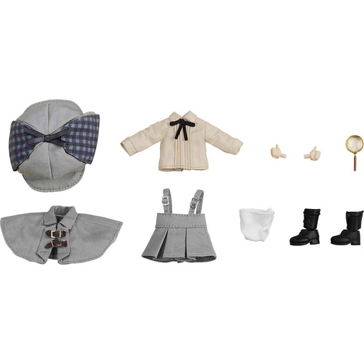 [0166844] (PO) Nendoroid Doll Outfit Set Detective: Girl (Gray)