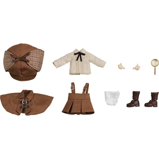 [0166837] (PO) Nendoroid Doll Outfit Set Detective: Girl (Brown)