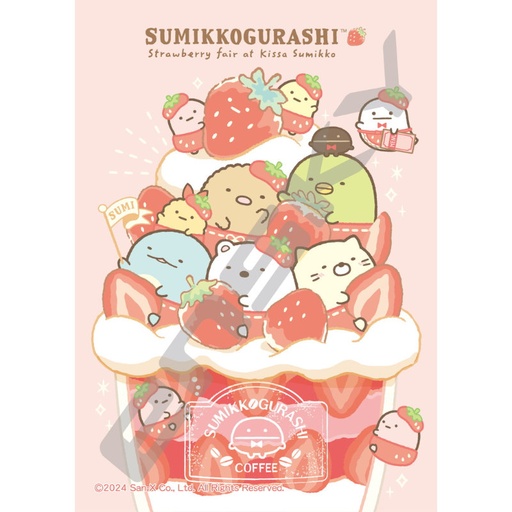 [1520557] (PO) Sumikkogurashi Jigsaw Puzzle 208 Piece 208-ML06 Strawberry Fair at Kissa Sumikko (Parfait)