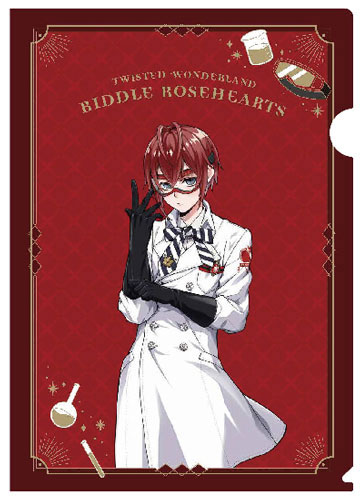 [644165] Disney Twisted Wonderland Clear File Lab Coat Riddle Rosehearts
