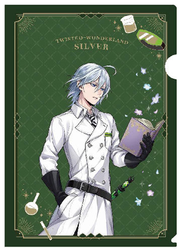 [644363] Disney Twisted Wonderland Clear File Lab Coat Silver