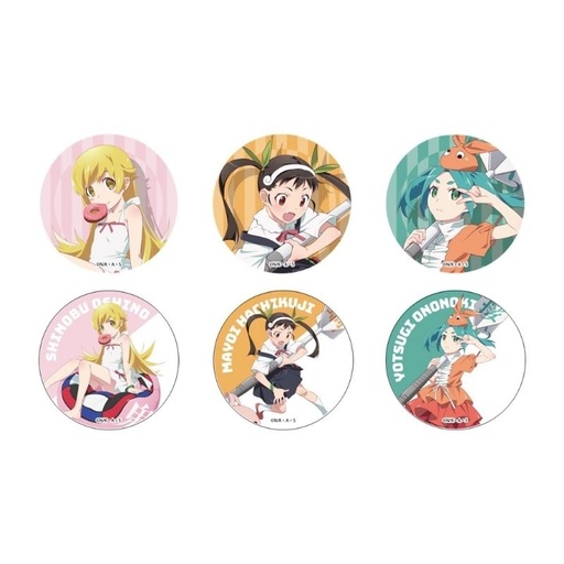 [9067092] (PO) Monogatari Series x Darts Trading Can Badge [BOX]