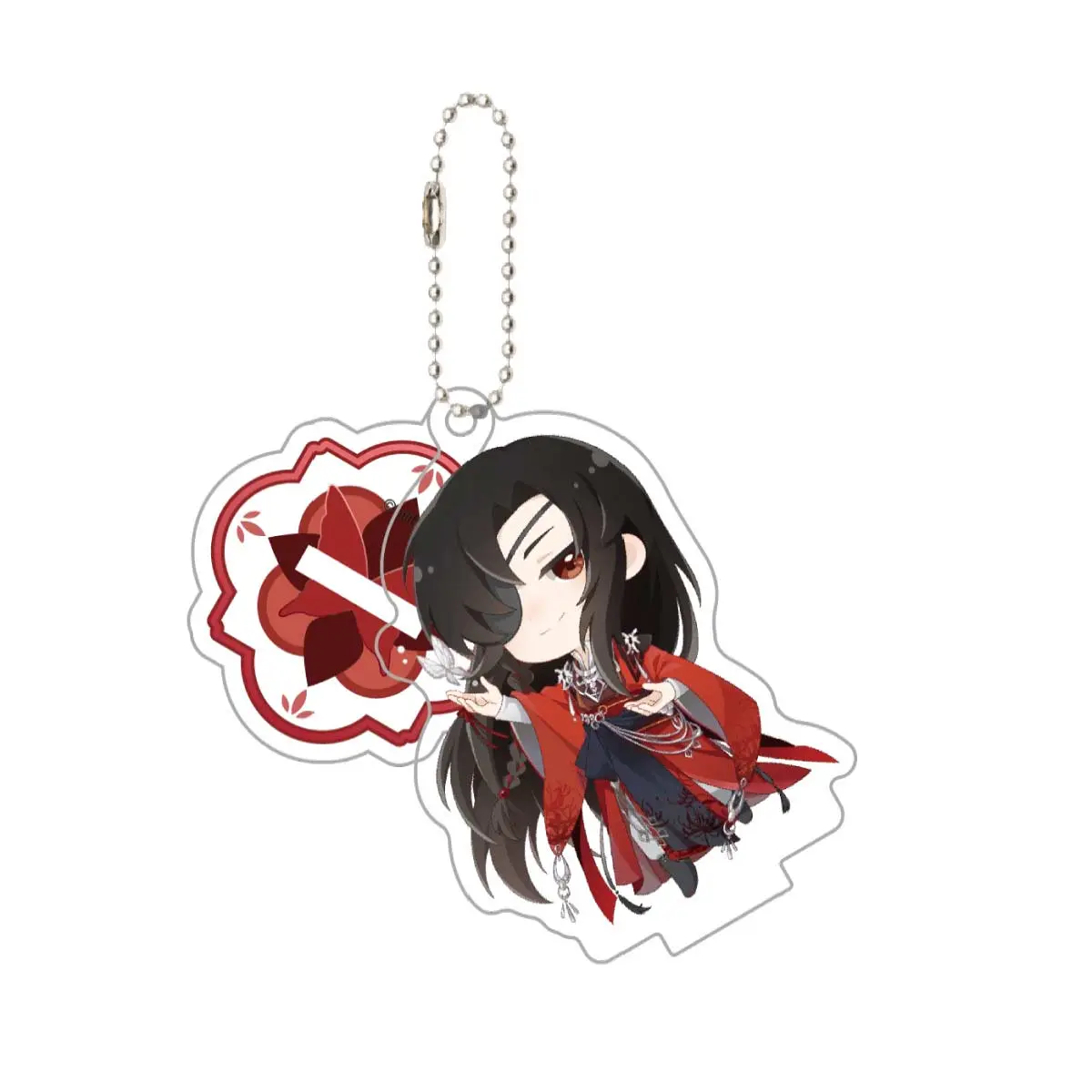 Heaven Official's Blessing Flowers Blooming to Please the Gods Series Chibi Acrylic Key Chain - Hua Cheng