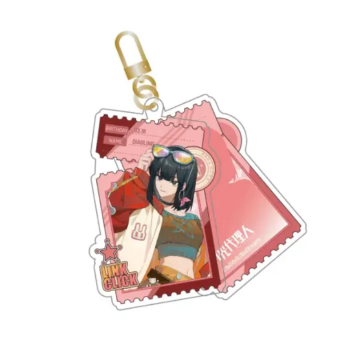 Link Click Highway Star Acrylic Keychain - Qiao Ling