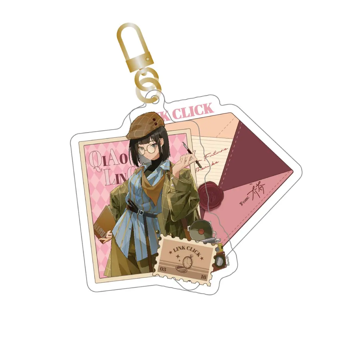 Link Click Mystery Acrylic Keychain - Qiao Ling