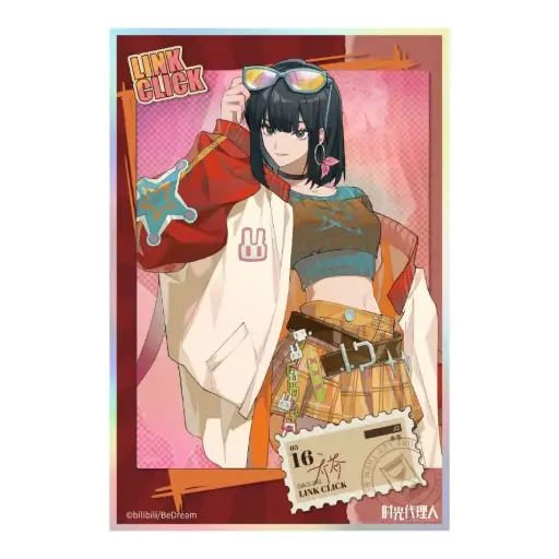 Link Click Highway Star Glitter Shikishi - Qiao Ling