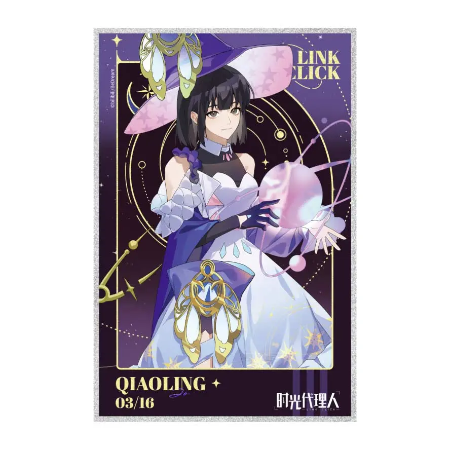 Link Click Secret of Stars Glitter Shikishi - Qiao Ling