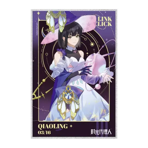 Link Click Secret of Stars Glitter Shikishi - Qiao Ling