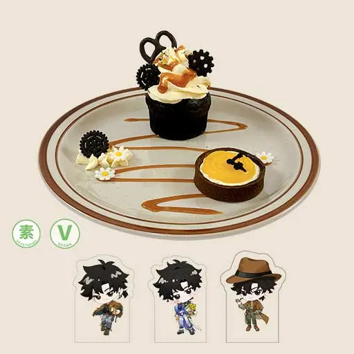 Chocolate Muffin & Swirled Orange Jelly Custard Chocolate Tart