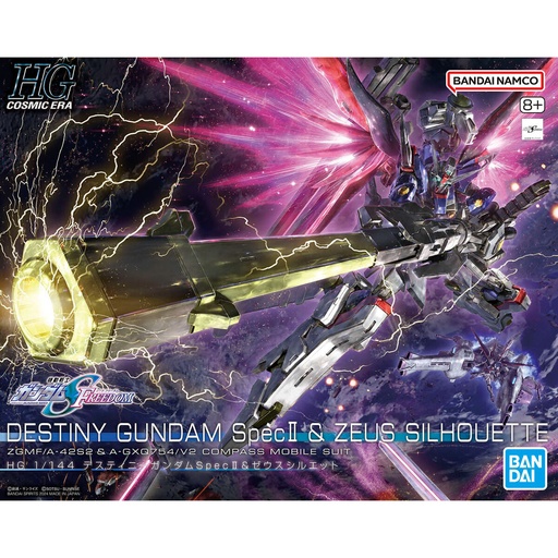[2674289] (PO) HG Gundam SEED Freedom - Destiny Gundam Spec II + Zeus Silhouette