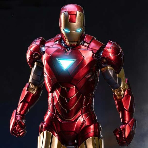 [2689866] ZD Toys Iron Man Mark VI with Hall of Armor (Blue Light version)