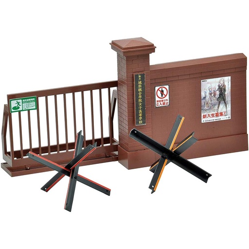 [6315384] (PO) LittleArmory LD034 Designated Defense School Gate (Brick Type)