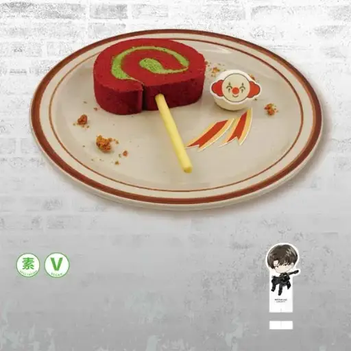 Levi's Red Velvet Matcha Swiss Roll