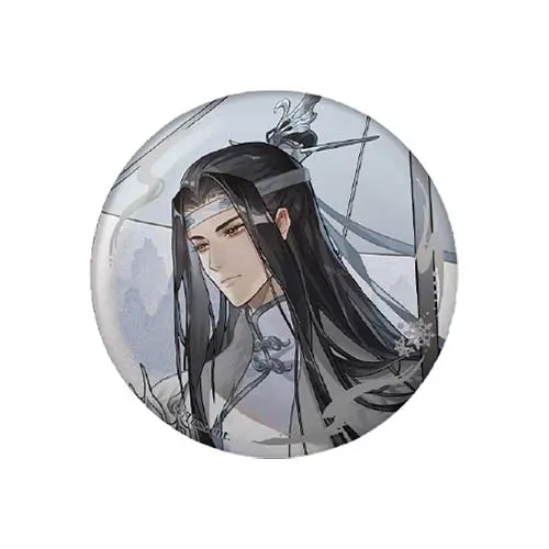 Grandmaster of Demonic Cultivation Can Badge - Cloud Bow, Flapping Feathers Lan Wangji