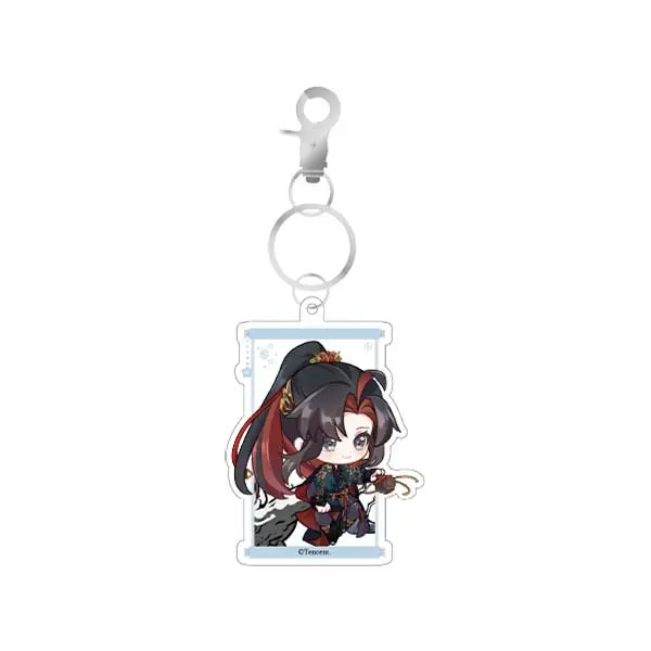 Grandmaster of Demonic Cultivation Chibi Acrylic Keychain - Cloud Bow, Flapping Feathers Wei Wuxian