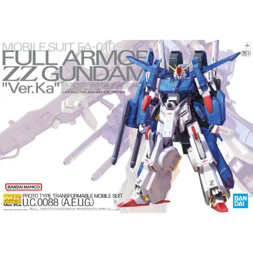 MG 1/100 Gundam ZZ - Full Armor ZZ Gundam Ver. Ka