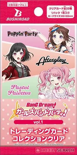 (SA) Clear Cards Collection: BanG Dream! Girls Band Party! [BOX]