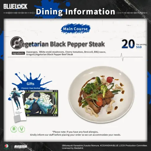 Vegetarian Black Pepper Steak