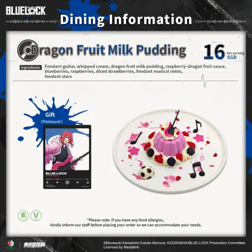 Dragon Fruit Milk Pudding