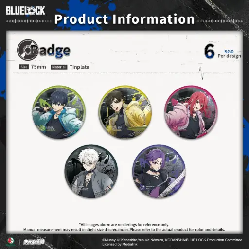 Blue Lock  Absolute Soundwave Can Badge - Seishiro Nagi