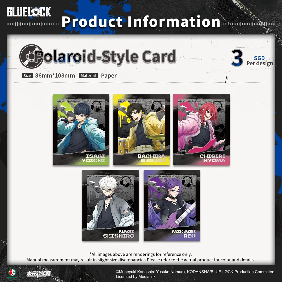 Blue Lock  Absolute Soundwave Instax - Meguru Bachira