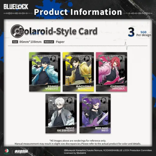 Blue Lock  Absolute Soundwave Instax - Meguru Bachira