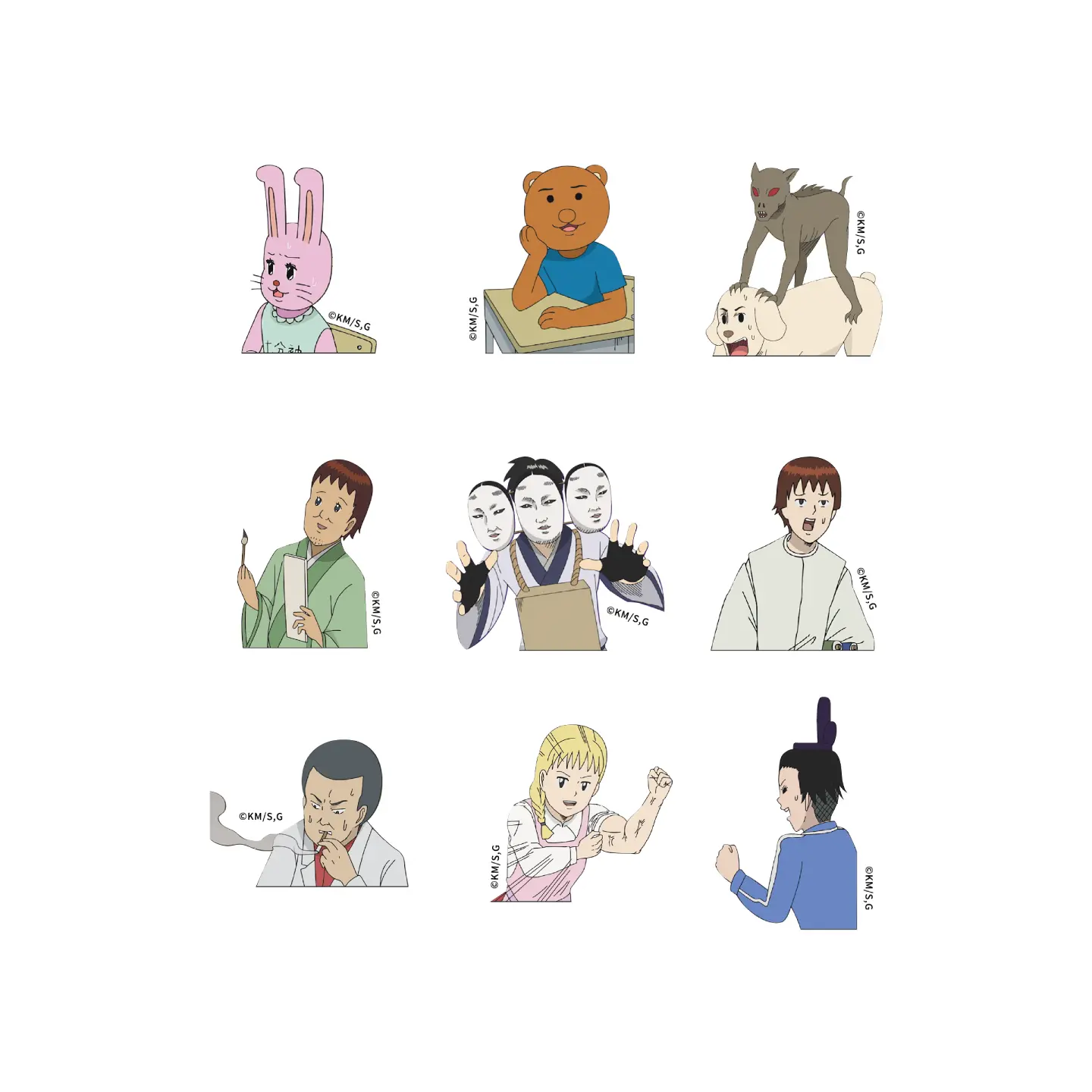 Gag Manga Biyori Sticker Set A