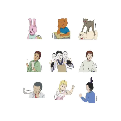 Gag Manga Biyori Sticker Set A