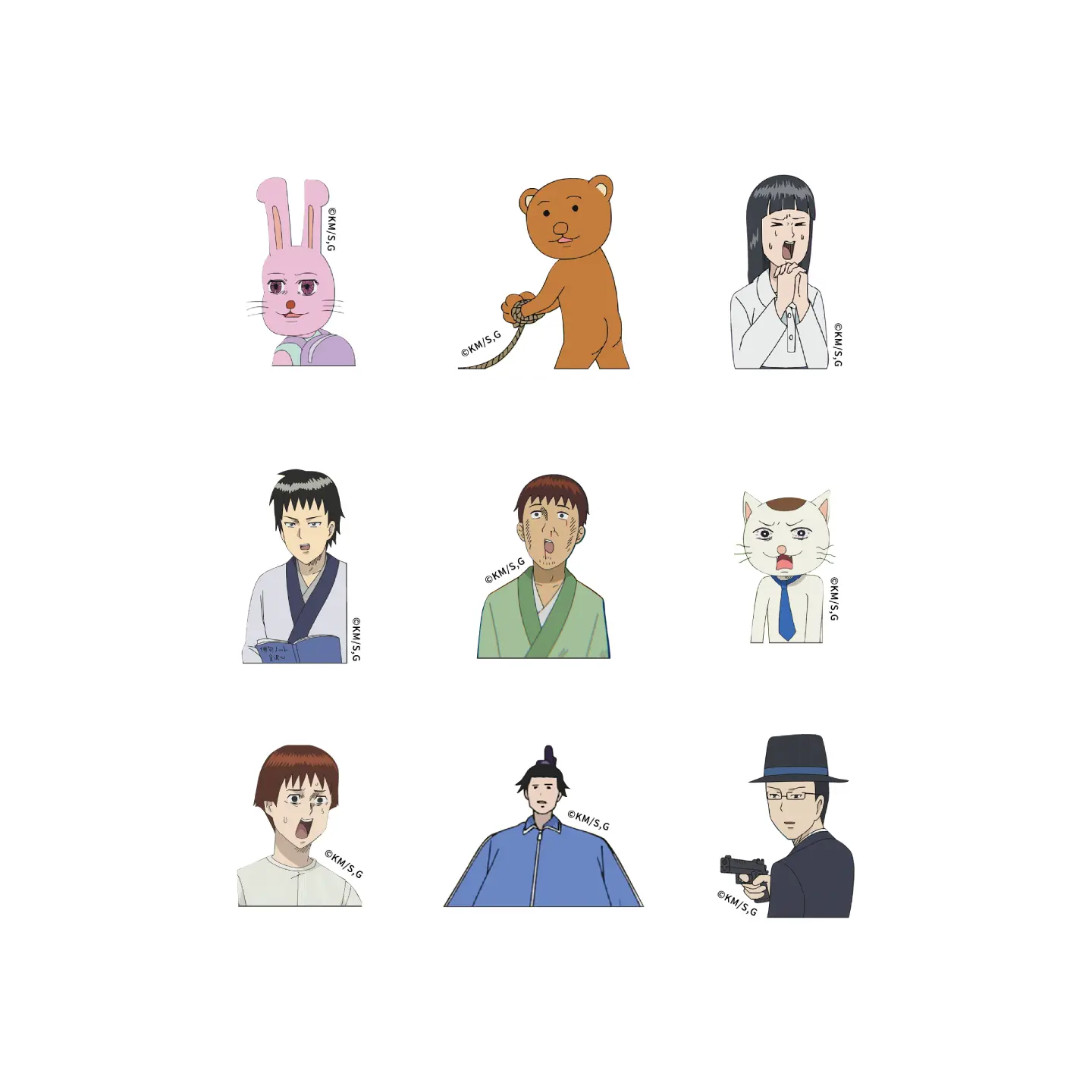 Gag Manga Biyori Sticker Set B