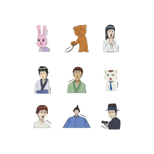 Gag Manga Biyori Sticker Set B