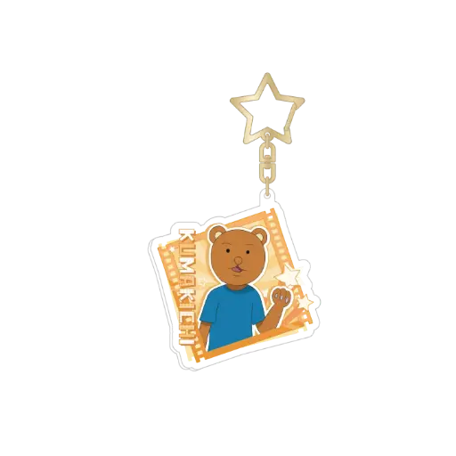 Gag Manga Biyori Acrylic Keychain Kumakichi