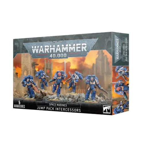 Warhammer 40k: Space Marines - Assault Intercessors with Jump Packs