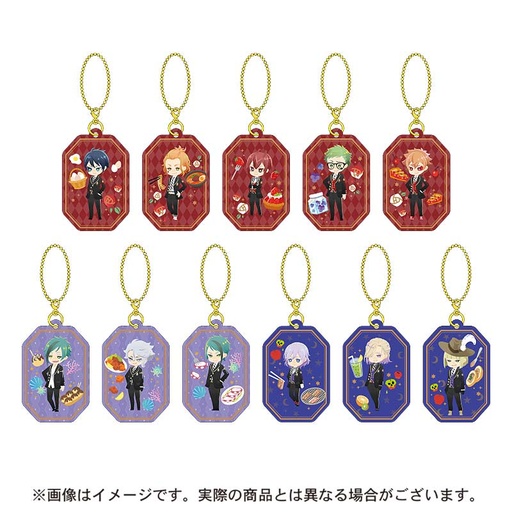 [1006312] (PO) Disney Twisted Wonderland Trading Oshi Pita Key Chain Vol. 1 [BOX]